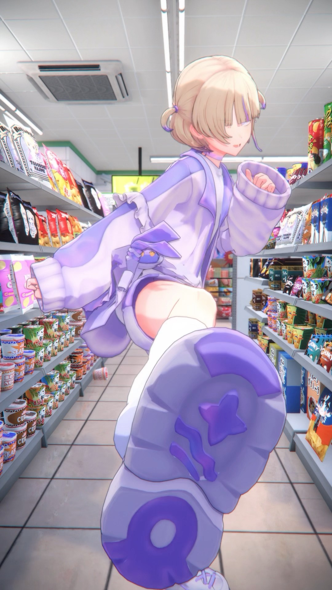 コンビニでCountach‼︎【轟はじめ/ReGLOSS】#dance #vtuber